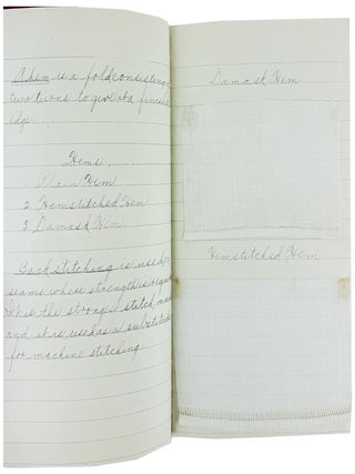 Domestic Art A (Sewing) [WITH] Domestic Art B (Millinery) [Manuscript Notebook]