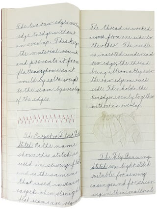 Domestic Art A (Sewing) [WITH] Domestic Art B (Millinery) [Manuscript Notebook]