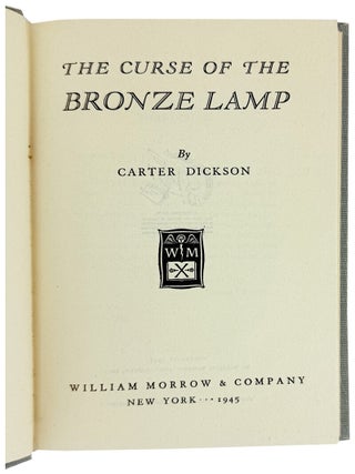 The Curse of the Bronze Lamp