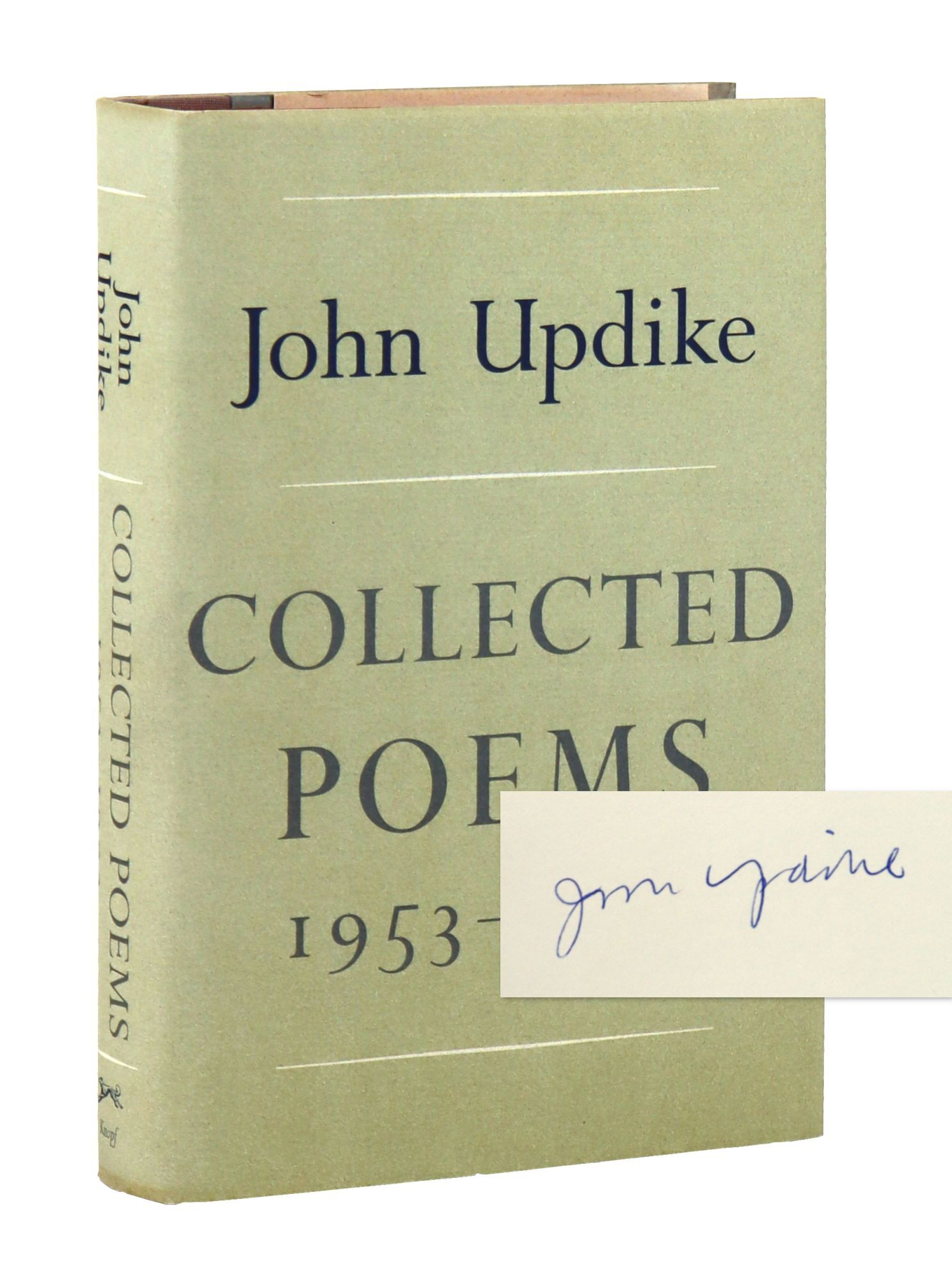 Collected Poems 19531993 Signed John Updike