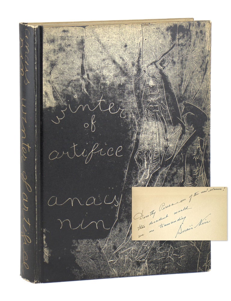 Item #32954 Winter of Artifice [Signed and Inscribed by Nin]. Anais Nin, Ian Hugo, pseud. Hugh Parker Guiler.