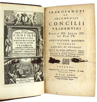 Item #33075 Sacrosancti et Oecumenici Tridentini Paulo III, Julio III, et Pio IV. Pontificibus...