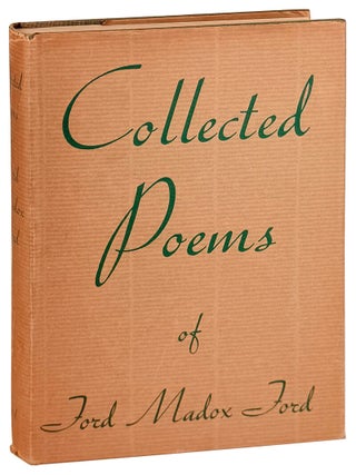 Item #33401 Collected Poems. Ford Madox Ford, William Rose Benet, intro