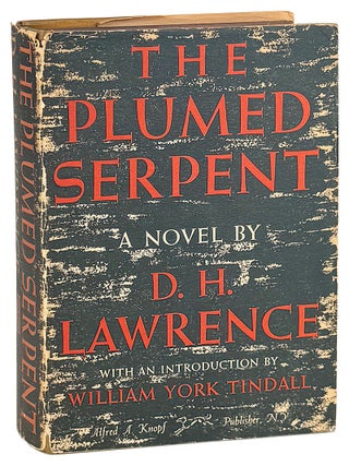 Item #33418 The Plumed Serpent (Quatzalcoatl). D H. Lawrence, William York Tindall, intro
