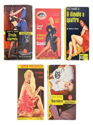 Item #33487 Collection of Five Italian-Language Noir Novels. Gialli Proibiti