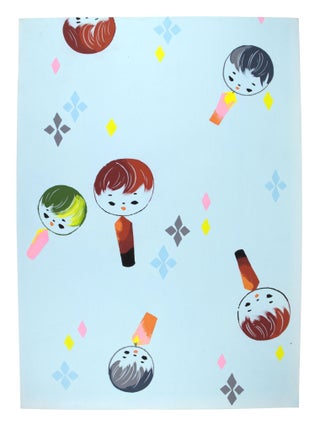 Collection of Nineteen Original Post-War Yukata Designs