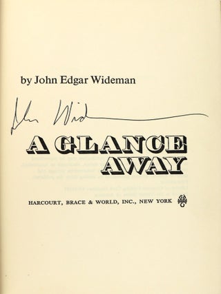 A Glance Away: A Novel [Signed]
