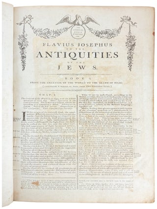 The Whole Genuine and Complete Works of Flavius Josephus, the Learned and Authentic Jewish Historian, and Celebrated Warrior... also a Continuation of the History of the Jews, From Josephus down to the present Time, Including a Period of more than One Thousand Seven Hundred Years