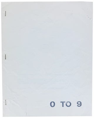Item #33956 0 to 9: Number Five, January 1969. Vito Hannibal Acconci, Bernadette Mayer, Sol...