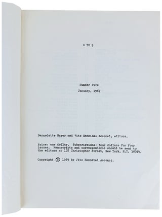 0 to 9: Number Five, January 1969