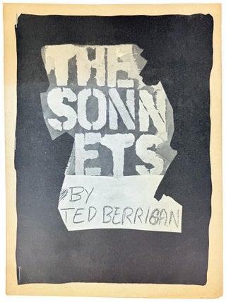 Item #33957 The Sonnets. Ted Berrigan, Joe Brainard, Ron Padgett, cover art, ed