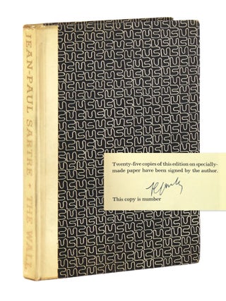 The Wall [Limited Edition, Signed by Jean-Paul Sartre. Jean-Paul Sartre, Lloyd Alexander, trans.