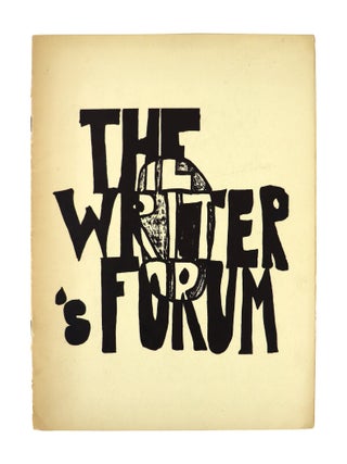 Item #35499 The Writer's Forum / Readings by Four Younger Poets [Event Program Signed by All...