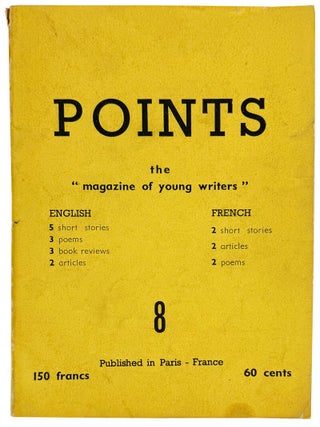 Item #37924 Points the "magazine of young writers" #8. Marcel Bisiaux, David Gascoyne Sindbad...
