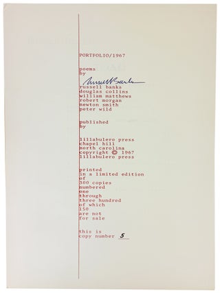 Portfolio / 1967 [Limited Edition, Signed by Banks]