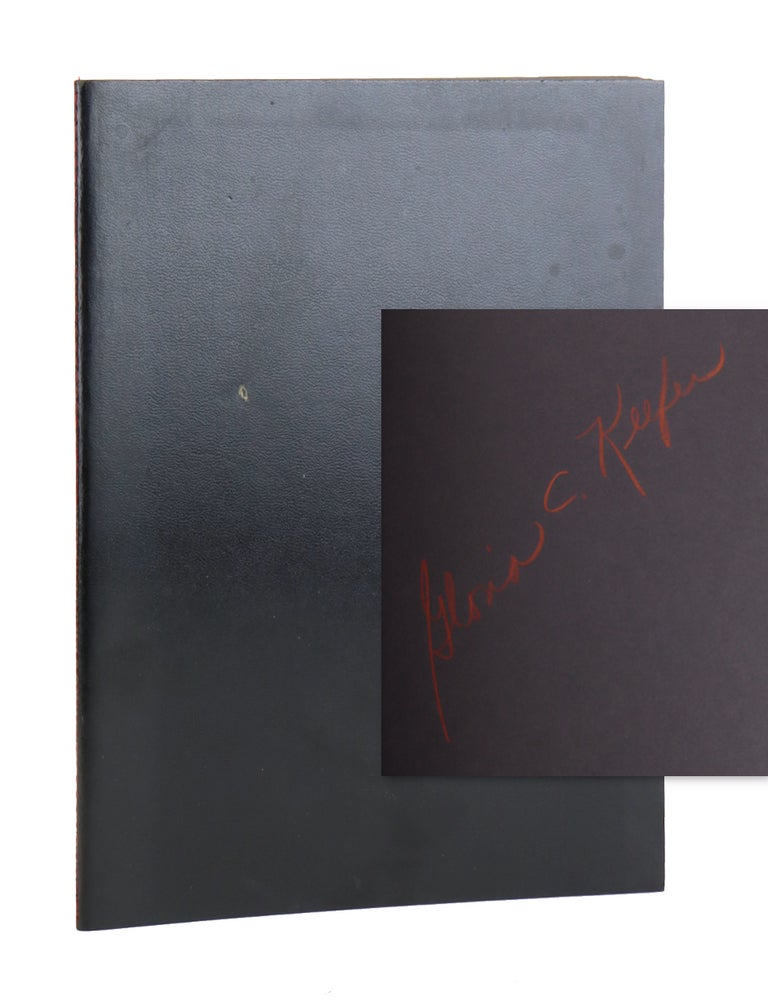 Item #38682 Vampyrism [Signed Limited Artist Book]. Gloria Constance Keefer.