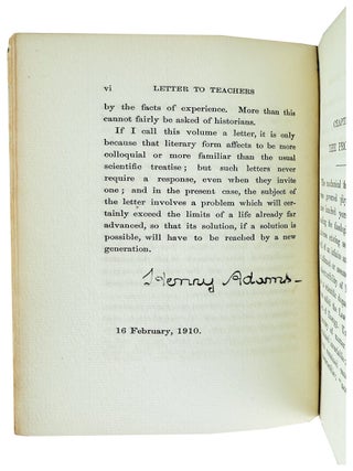 A Letter To American Teachers of History [Signed]