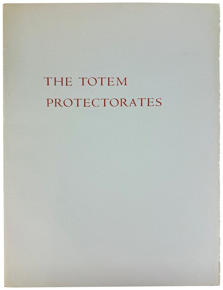 Item #39762 The Totem Protectorates. Allen Ginsberg, Gary Snyder.