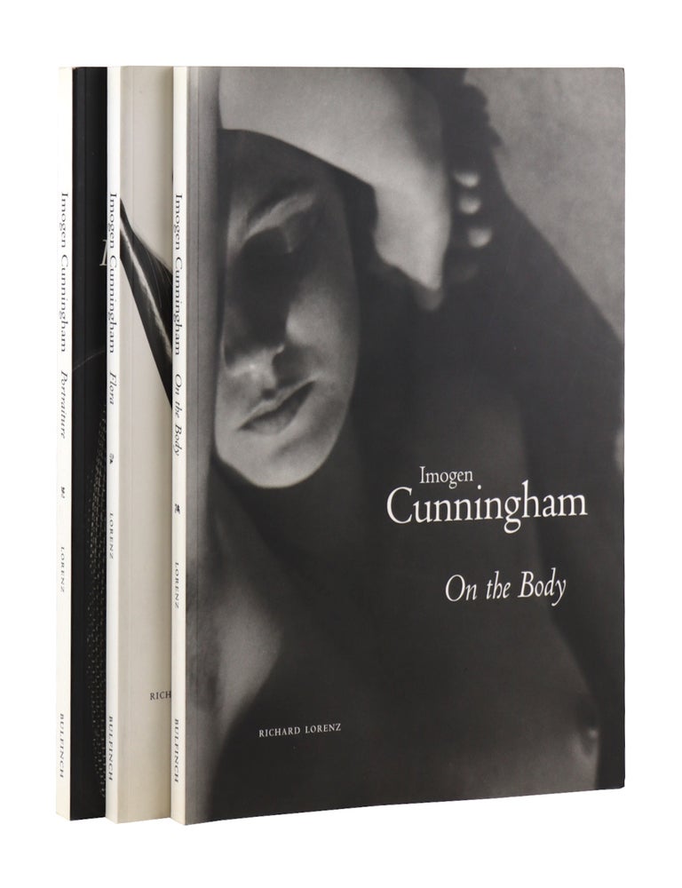 Item #41411 Flora / On The Body / Portraiture [Three Volume Set]. Imogen Cunningham, Richard Lorenz, photos, text.