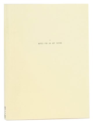 Notes for an Art School