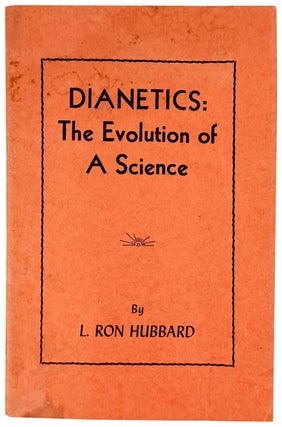 Item #42975 Dianetics: The Evolution of A Science. L. Ron Hubbard