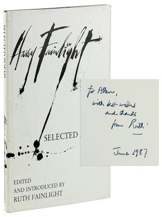 Item #43296 Selected Poems [Allen Ginsberg's Copy Signed by Him and Inscribed to him by Ruth...