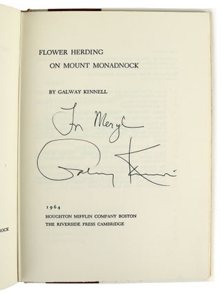 Flower Herding on Mount Monadnock [Inscribed and Signed]