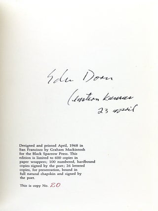 The Gunslinger: Book I [Signed Limited Edition]