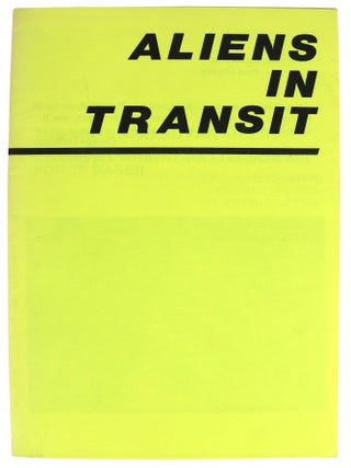 Item #44042 Aliens in Transit. Nancy Bless