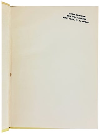 Inscriptions: 1944 - 1956 [Hugh Seidman's Copy]