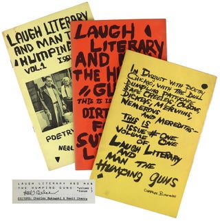 Item #44952 Laugh Literary and Man The Humping Guns [Complete Three Issue Set; Issue #3 signed by...