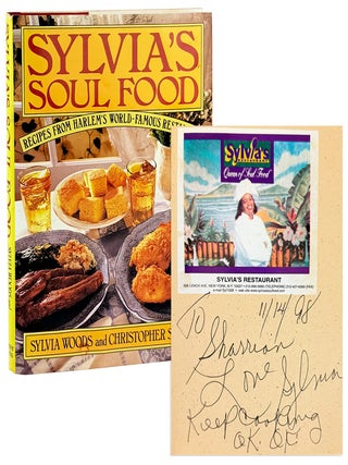 Sylvia's Soul Food: Recipes from Harlem's World-Famous Restaurant [Inscribed and. Sylvia Woods, Christopher Styler.