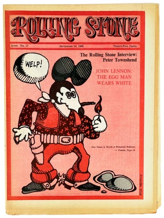 Item #45172 Rolling Stone, No. 17, September 14, 1968. R. Crumb, Jann Wenner, ed