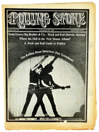 Item #45173 Rolling Stone, No. 18, September 28, 1968. Jann Wenner, ed