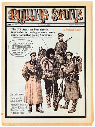 Item #45176 Rolling Stone, No. 21, November 9, 1968. Jann Wenner, ed