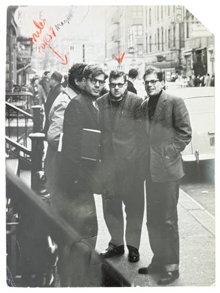 Item #45541 Original Silver Gelatin Photograph of Peter Orlovsky and Allen Ginsberg in Greenwich...