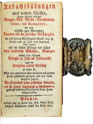Andachtsubungen eines wahren Christen