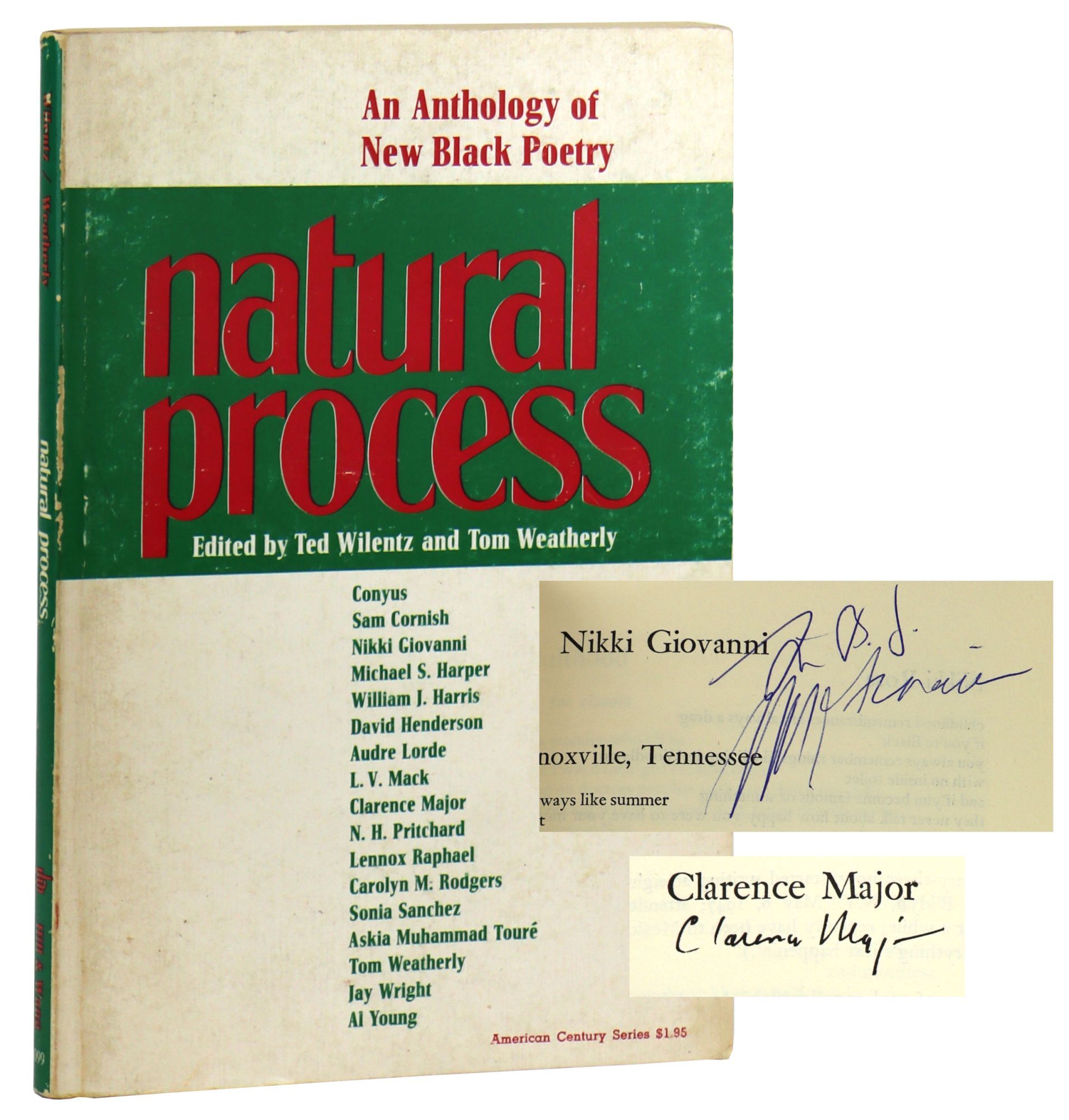 Tom Weatherly Natural Process: An Anthology of New Black Poetry Signed by Nikki ...