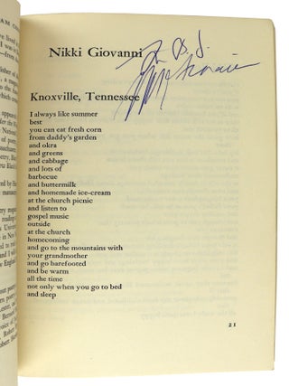 Natural Process: An Anthology of New Black Poetry Signed by Nikki ...