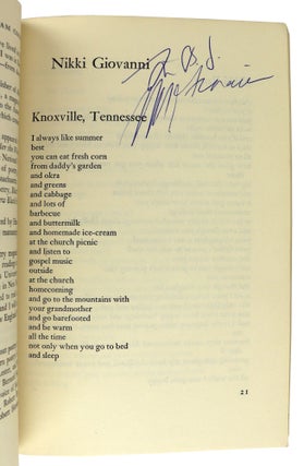 Tom Weatherly Natural Process: An Anthology of New Black Poetry Signed by Nikki ...