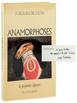 Anamorphoses; ou, Thaumaturgus Opticus [Inscribed and Signed. Jurgis Baltrusaitis.