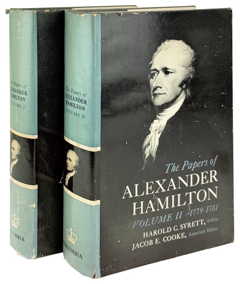 Alexander Paper The Papers of Alexander Hamilton Vols. I and II | Alexander Hamilton ...
