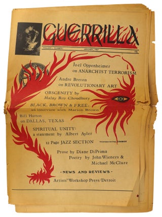Item #46140 Guerrilla: A Monthly Newspaper of Contemporary Kulchur, Vol. 1 No. 1, January 1967....