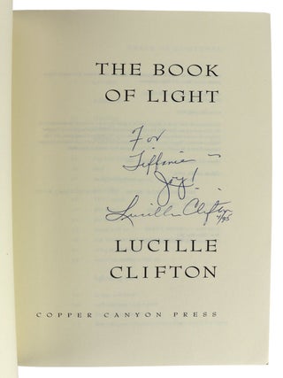 The Book of Light [Inscribed and Signed]