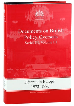 Item #46465 Documents on British Policy Overseas: Series III, Volume III [wrapper subtitle:...