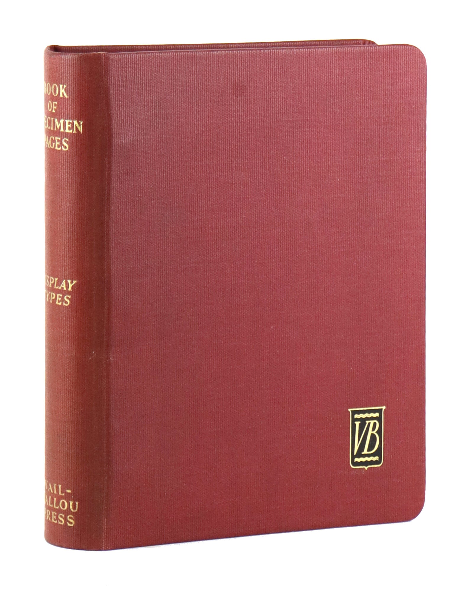 Book of Display Types | Vail-Ballou Press