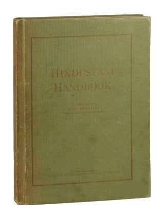 Item #46722 Hindustani Handbook Specially Prepared for Colonial Use. Lessons in Grammar, Key to...