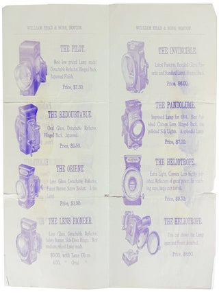Price List for 1893. Bicycle Lamps Latest Patterns