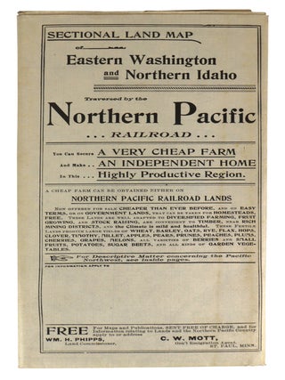 Sectional Map Showing the Lands of the Northern Pacific Railroad Co. in Eastern Washington and Northern Idaho with Condensed Information Relating to the Pacific Northwest