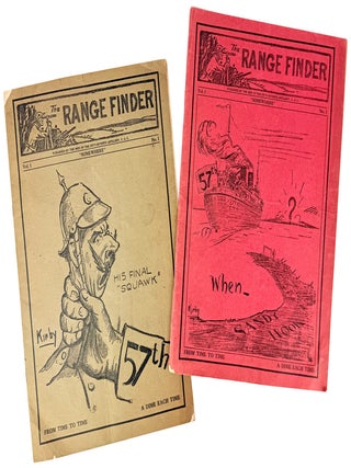 Item #47202 The Range Finder, Vol. I, nos. 1 and 2. 57th Artillery, Private Carlisle, ed